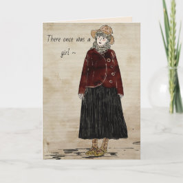 AN AMAZING GIRL - BIRTHDAY CARD サンキューカード