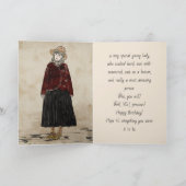 AN AMAZING GIRL - BIRTHDAY CARD サンキューカード (内部)