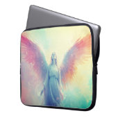 An Angel on a 15" Electronics Bag ラップトップスリーブ (正面左)
