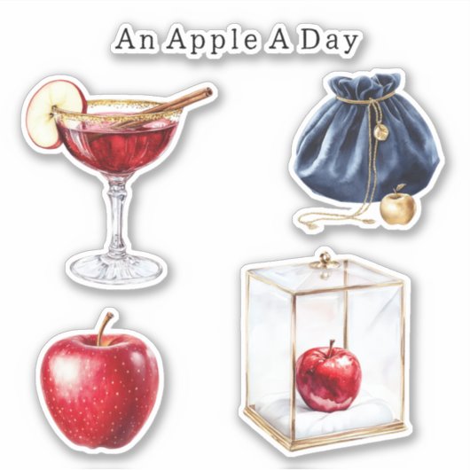 An Apple A Day   シール (正面)