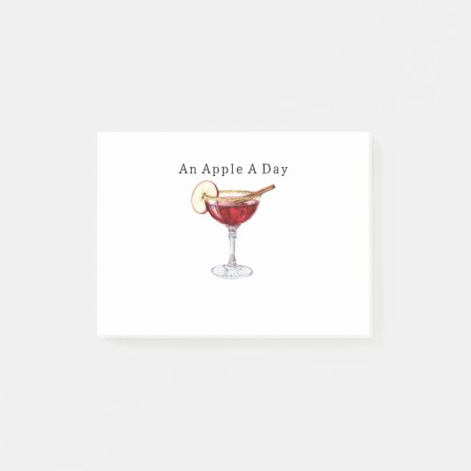 An Apple A Day   ポストイット (正面)