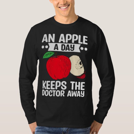 An Apple A Day Keeps The Doctor Away Fruit Picker Tシャツ (正面)