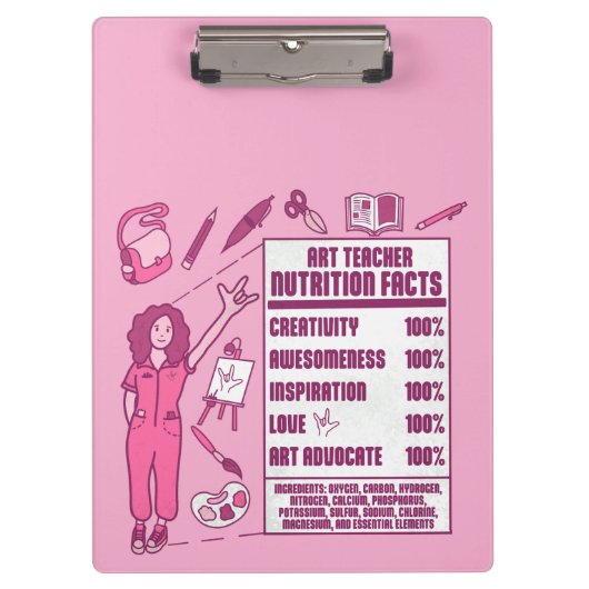 An Appreciation to Art Teachers - Perfect Gift  クリップボード (正面)