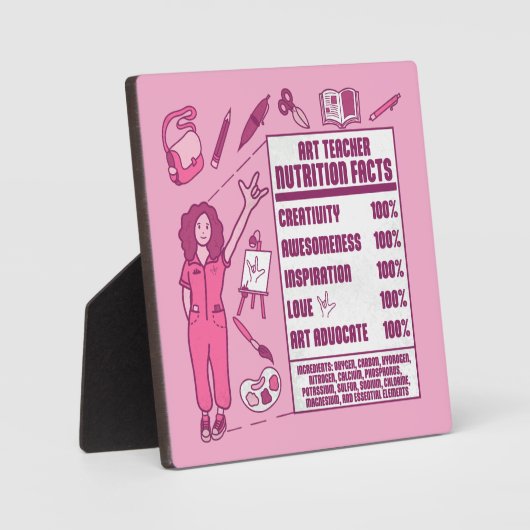 An Appreciation to Art Teachers - Perfect Gift  フォトプラーク (正面)