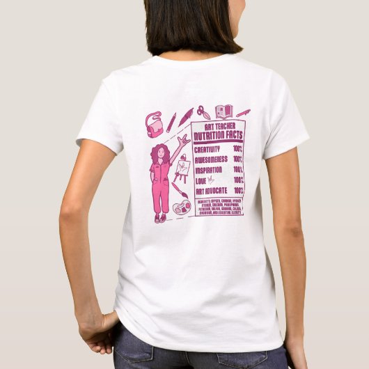 An Appreciation to Art Teachers - Perfect Gift  Tシャツ (裏面)