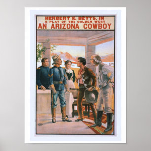 An Arizona Cowboy Vintage Theater ポスター