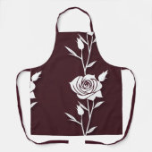 An Arrangement Of Minimalist Single Line Roses エプロン (正面)