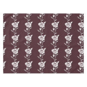 An Arrangement  Of Minimalist Single Line Roses  テーブルクロス (正面(横))