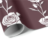 An Arrangement  Of Minimalist Single Line Roses  ラッピングペーパー (ロールコーナー)