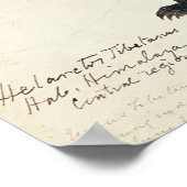 An Asiatic Black Bear, "Ursus Tibetanus" ポスター (角)