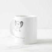 An Aye Aye (Badly Drawn) Mug - Weird Animal Gift コーヒーマグカップ (正面左)
