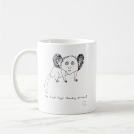 An Aye Aye (Badly Drawn) Mug - Weird Animal Gift コーヒーマグカップ