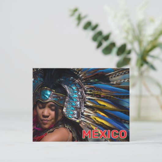 An Aztec Heritage Dancer ポストカード (スタンド正面)