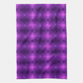 An  display a purple patterned tapestry  キッチンタオル (縦)