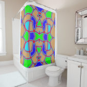 An elegant seamless multicolor classic design sho シャワーカーテン (インサイチュ)