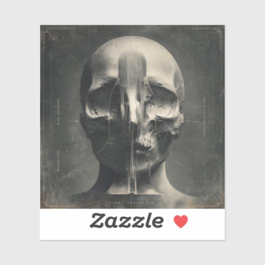 An Elegy in Veil — Gothic Fine Art シール (シート)