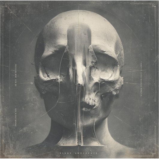 An Elegy in Veil — Gothic Fine Art シール (正面)