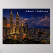 An Evening in Kuala-Lumpur Night Scene ポスター (正面)