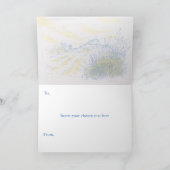 An Evening Walk シーズンカード (内部)