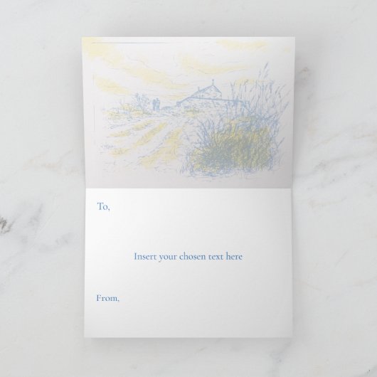 An Evening Walk シーズンカード (内部)