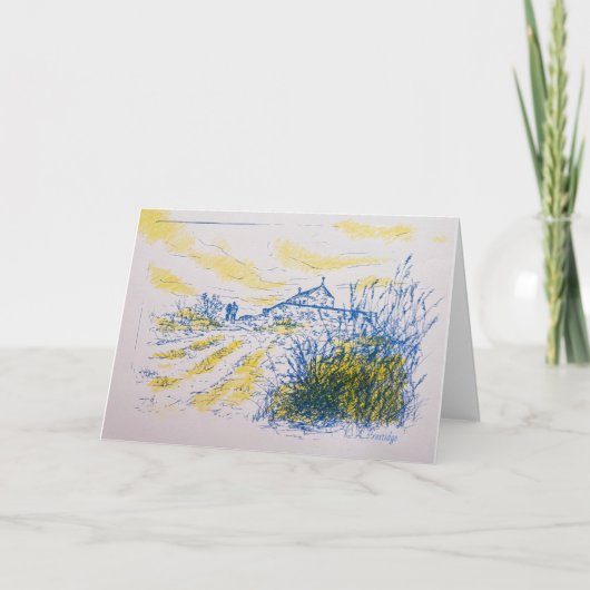 An Evening Walk シーズンカード (正面)