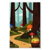 An imaginary forest scene フォトプリント            (正面)