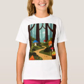 An imaginary forest scene tシャツ (正面)