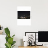 An immense view of lights on a peak. ポスター (ホームオフィス)