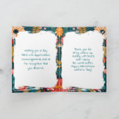 An Inspirational International Women's Day カード (内部)