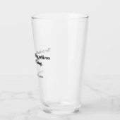 An inspirational quote for runners タンブラーグラス (左)