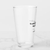 An inspirational quote for runners タンブラーグラス (右)