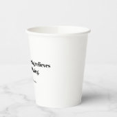 An inspirational quote for runners travel mug 紙コップ (左)