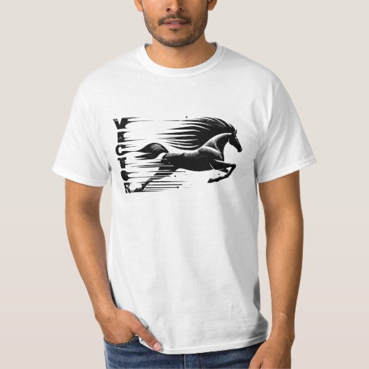  An inspiring horse Tシャツ (正面)