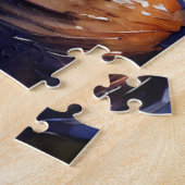 an intelligent watercolor Hedgehog ジグソーパズル (側面)