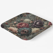 🩸 An Intimidating Bloom – Gothic Victorian ペーパープレート (傾斜あり)