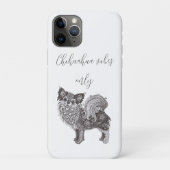 An iPhone 11 Pro case with chihuahua Case-Mate iPhoneケース (裏)