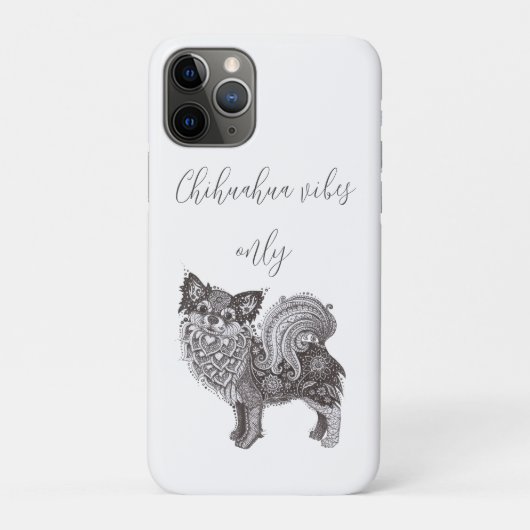 An iPhone 11 Pro case with chihuahua Case-Mate iPhoneケース (裏)