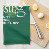 An Irish Blessing キッチンタオル (四つ折り)