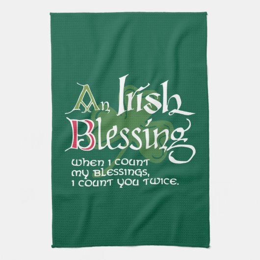 An Irish Blessing キッチンタオル (縦)