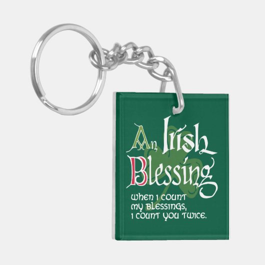 An Irish Blessing キーホルダー (正面左)