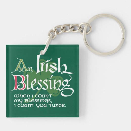 An Irish Blessing キーホルダー (裏面)