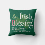 An Irish Blessing クッション (裏面)