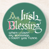 An Irish Blessing コースター (正面)