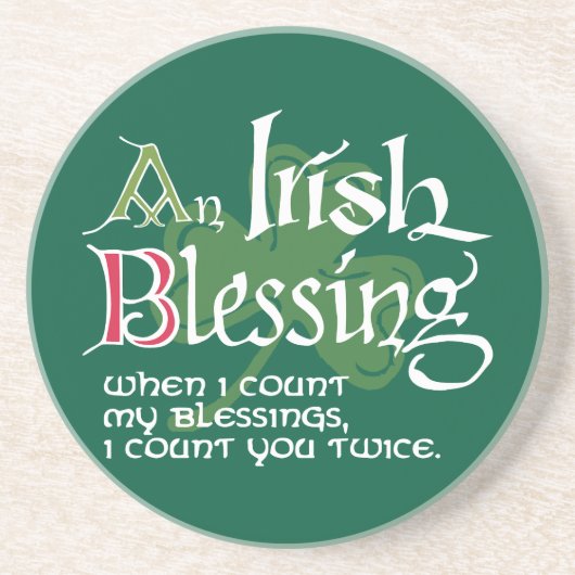 An Irish Blessing コースター (正面)
