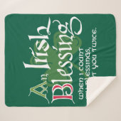 An Irish Blessing シェルパブランケット (正面(横))