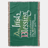 An Irish Blessing スローブランケット (正面縦)