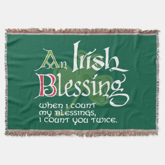 An Irish Blessing スローブランケット (正面)