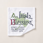 An Irish Blessing バスタオルセット (ウォッシュタオル)