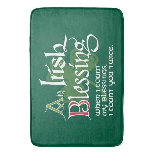 An Irish Blessing バスマット (正面縦)