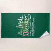 An Irish Blessing ビーチタオル (正面)